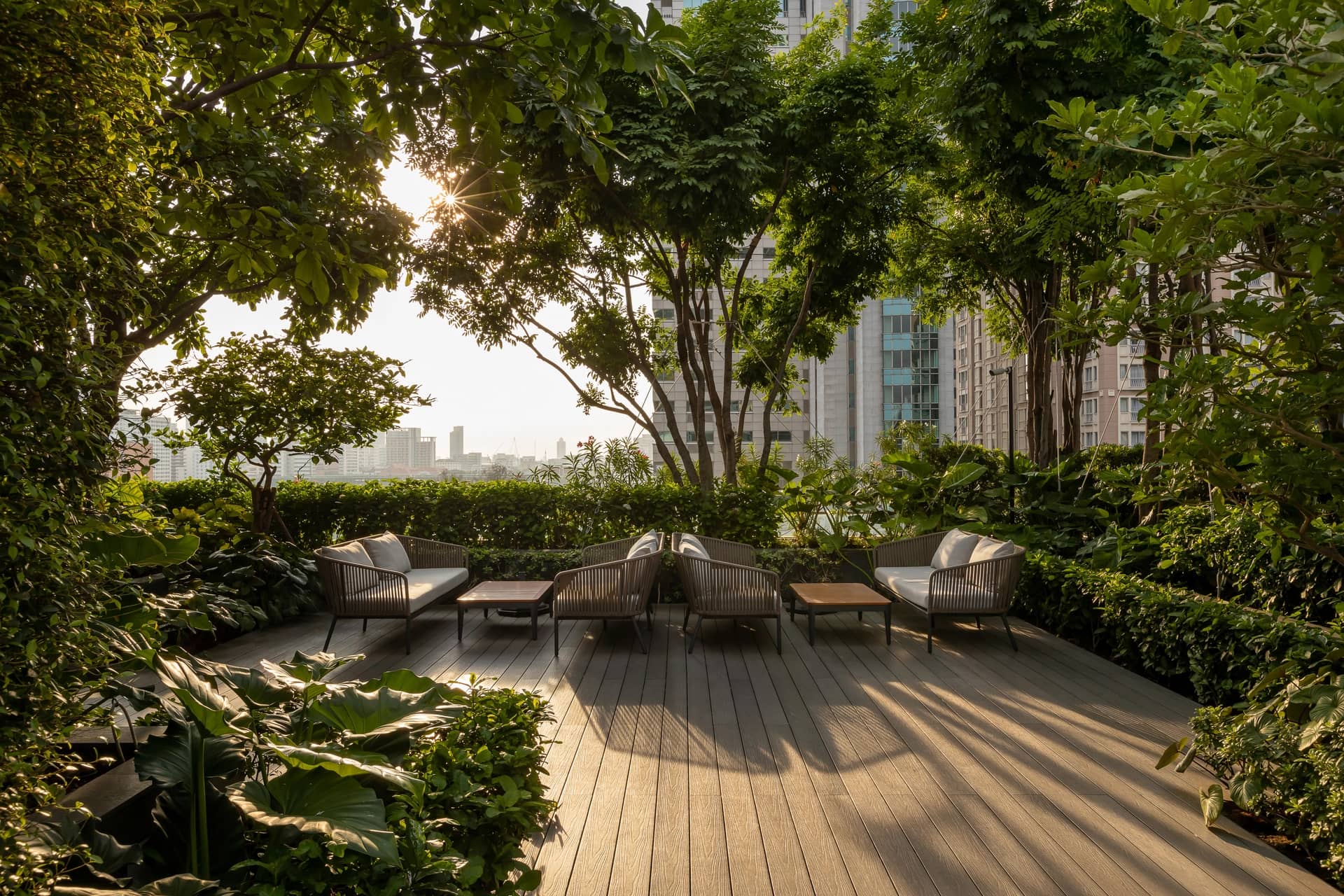 Baan Sindhorn garden deck published by Siam Sindhorn