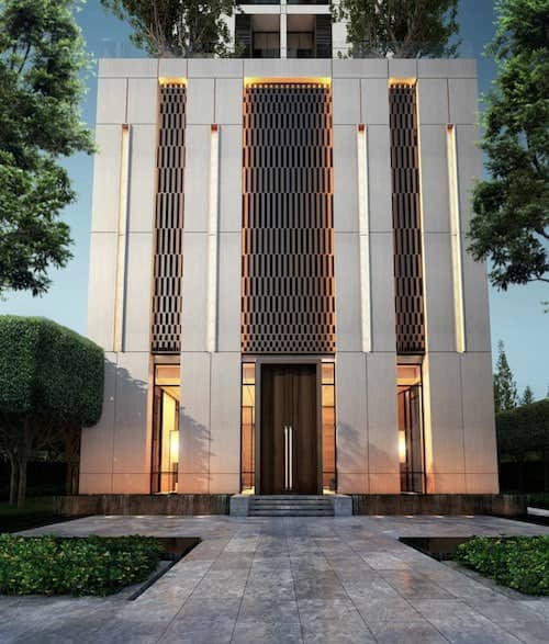 The XXXIX by Sansiri architectural rendering: tower facade