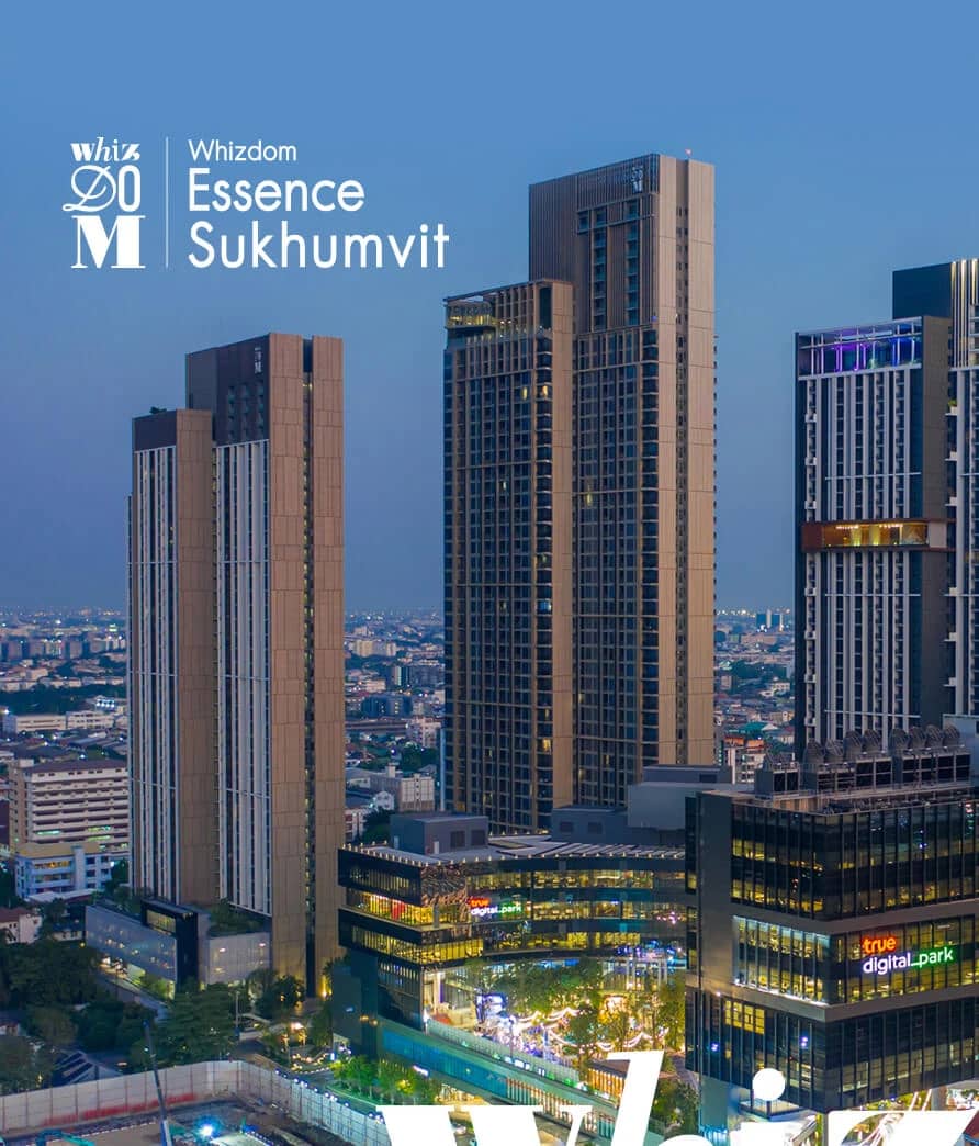 Whizdom Essence Sukhumvit: tower exterior