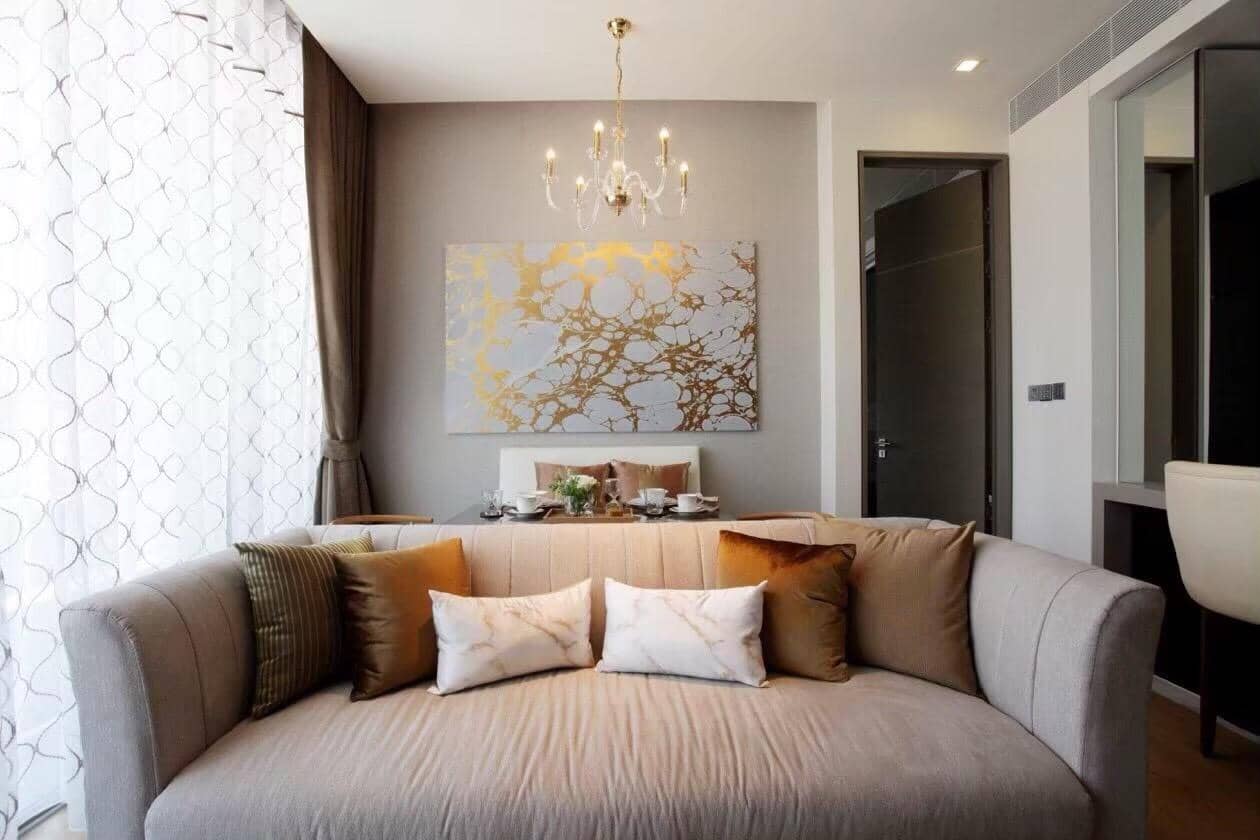 Saladaeng One, living room published on the PropertyScout card