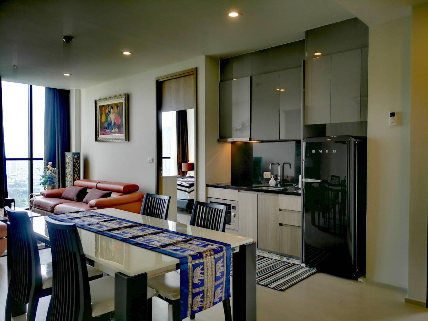 Noble Ploenchit, living room published on the PropertyScout card