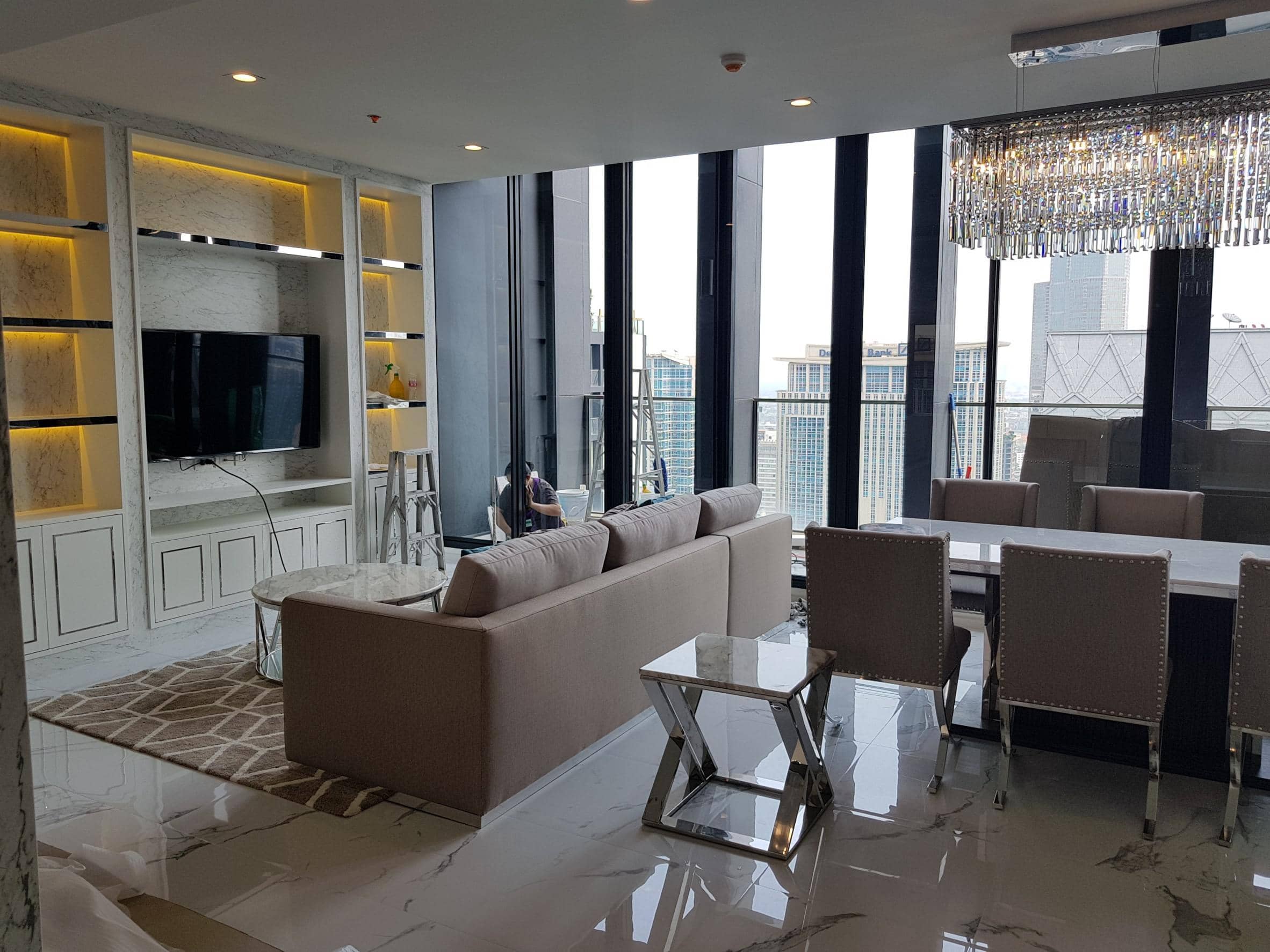 Noble Ploenchit, living room published on the PropertyScout card