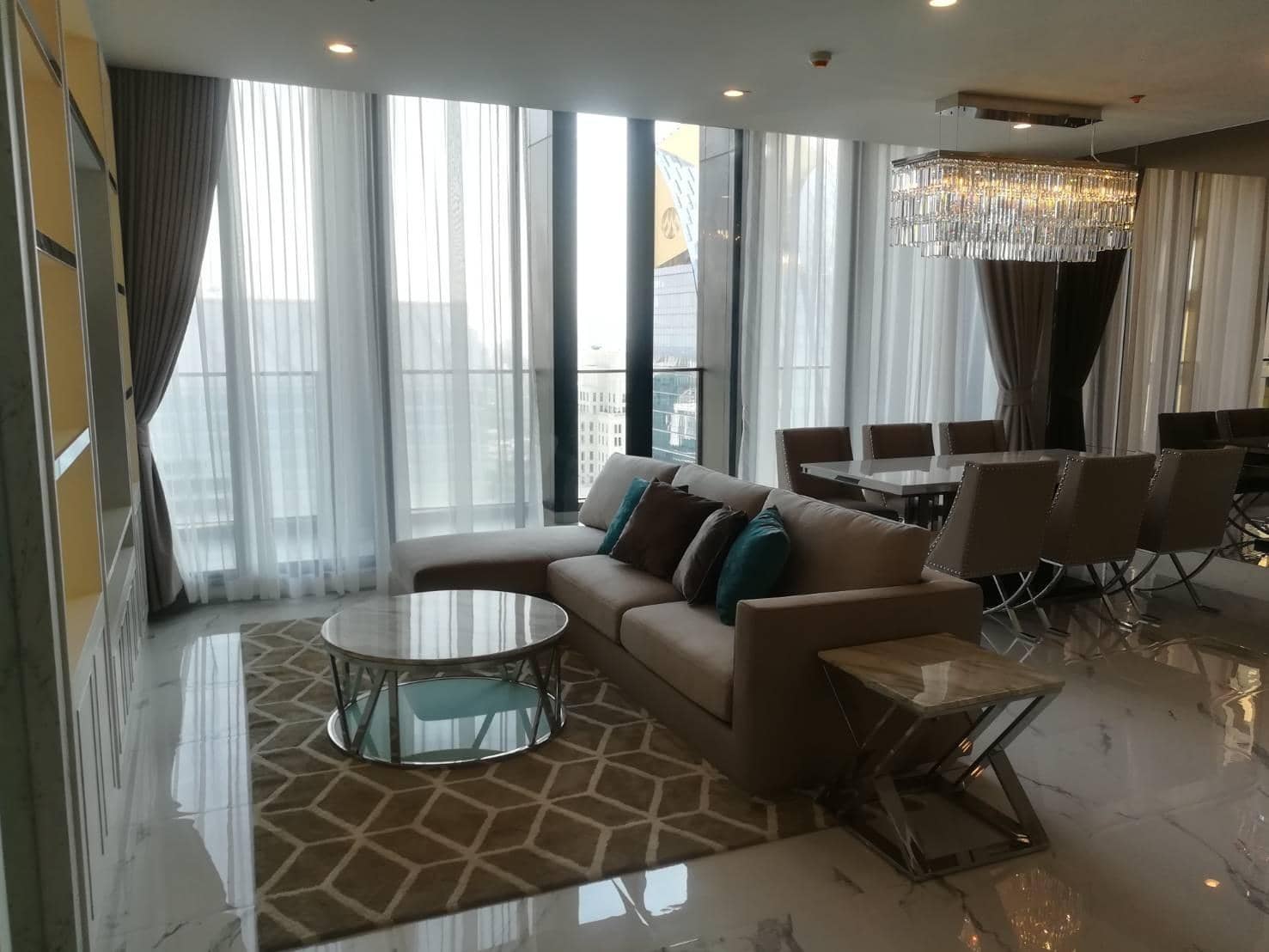 Noble Ploenchit, living room published on the PropertyScout card