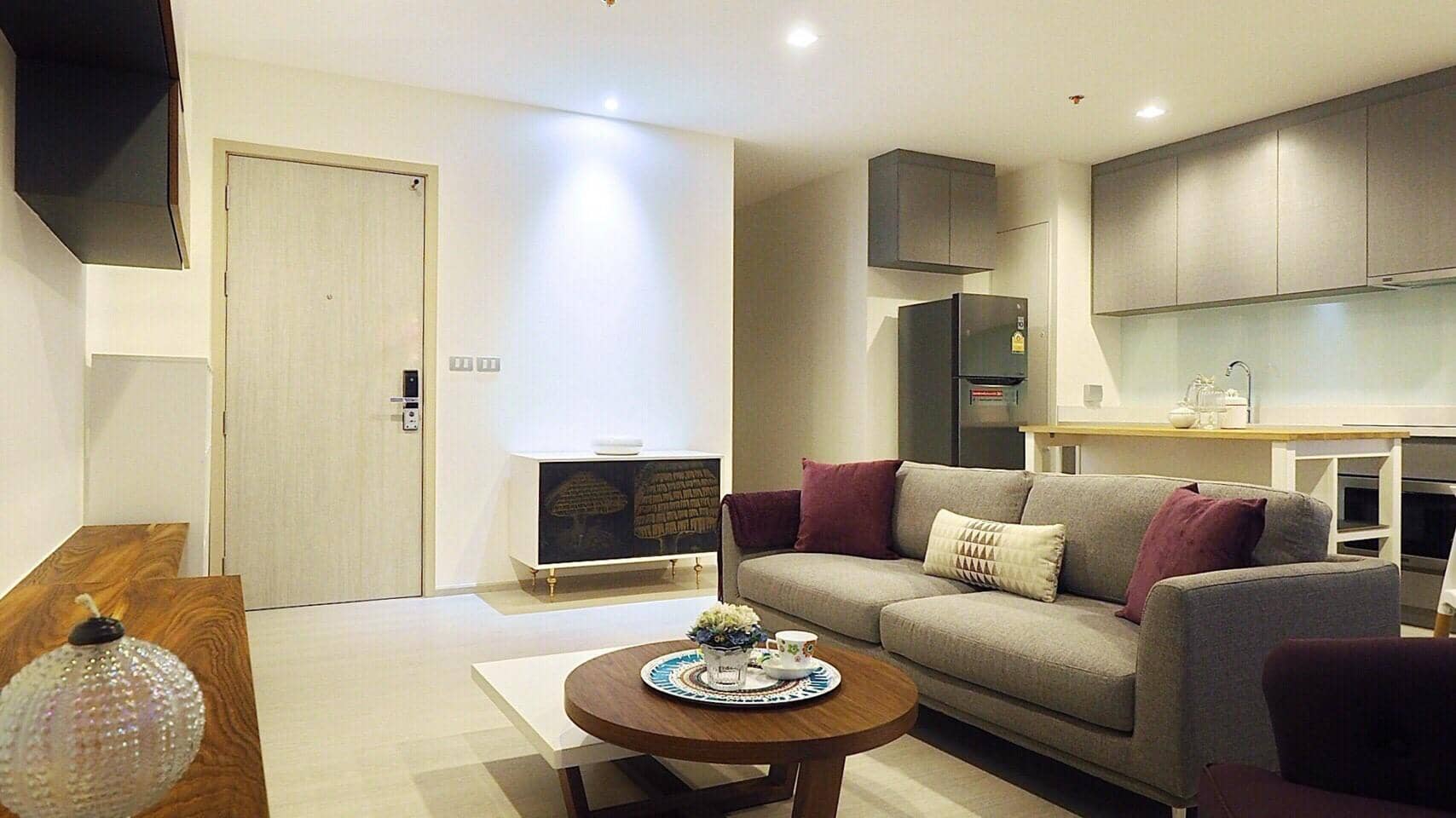 Rhythm Sukhumvit 36-38, living room published on the PropertyScout card