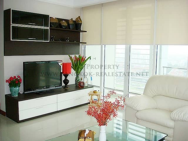 Baan Rajprasong Condominium, living room published on the PropertyScout card