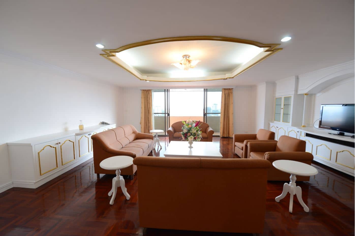 Oriental Towers Condominium, living room published with the listing