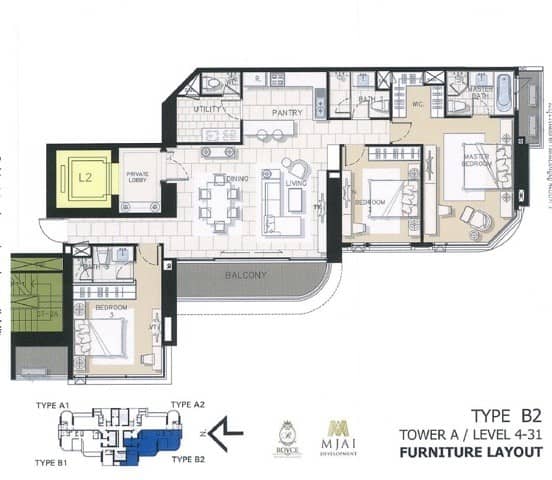 Royce Private Residences, unit published on the PropertyScout card