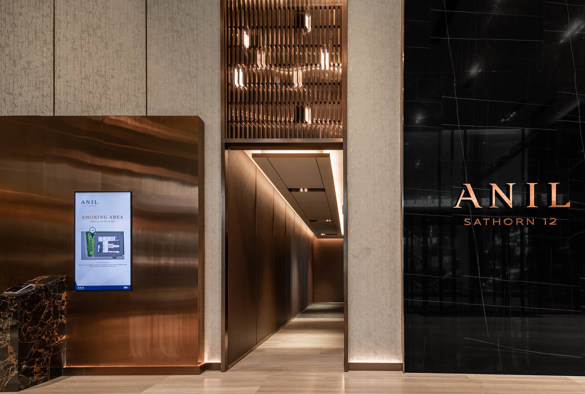Anil Sathorn 12 lobby entrance published by Grand Unity