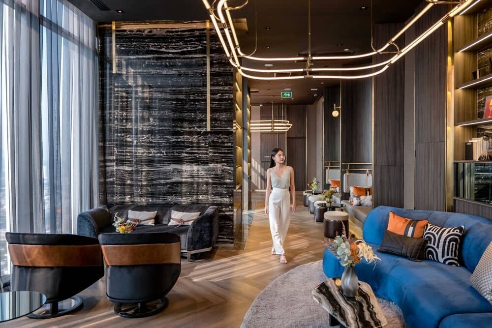 Park Origin Thonglor: residents lounge rendering