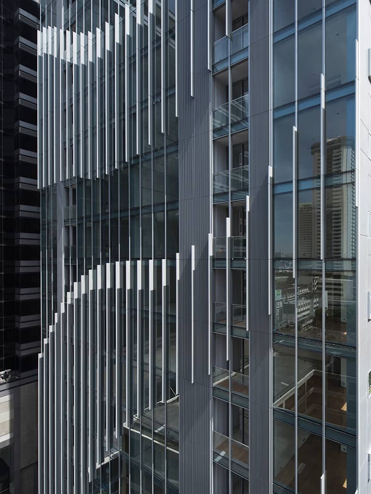 Saladaeng Residences facade and balconies