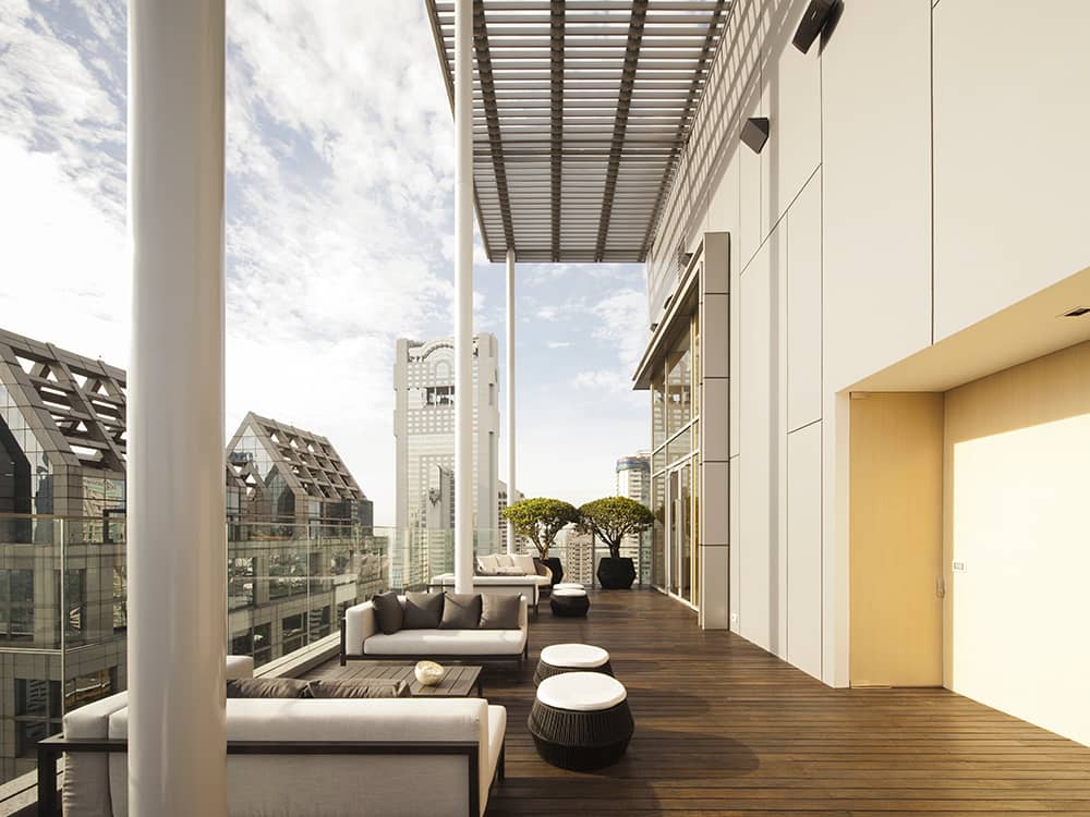Saladaeng Residences outdoor terrace