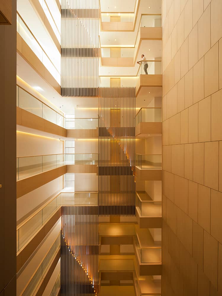 Saladaeng Residences interior atrium