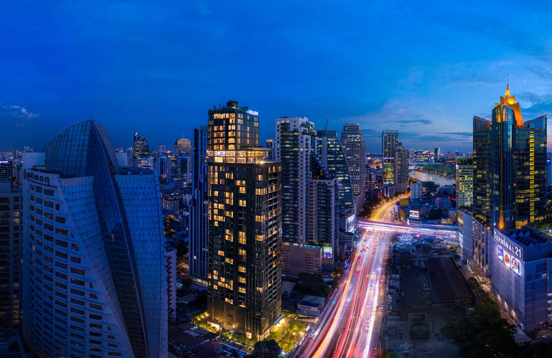 Celes Asoke: tower skyline