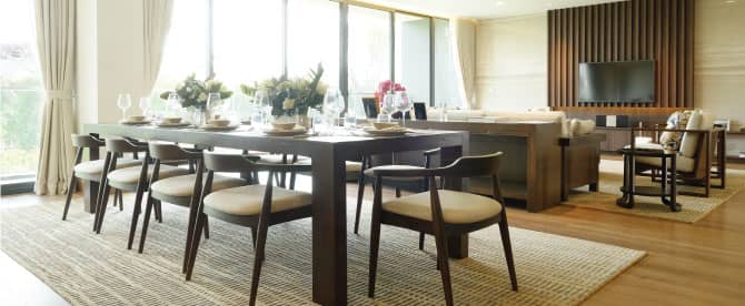 Park Court Sukhumvit 77: show residence dining area