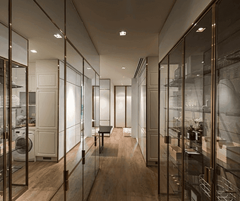 Noble BE33: Shared corridor architectural rendering