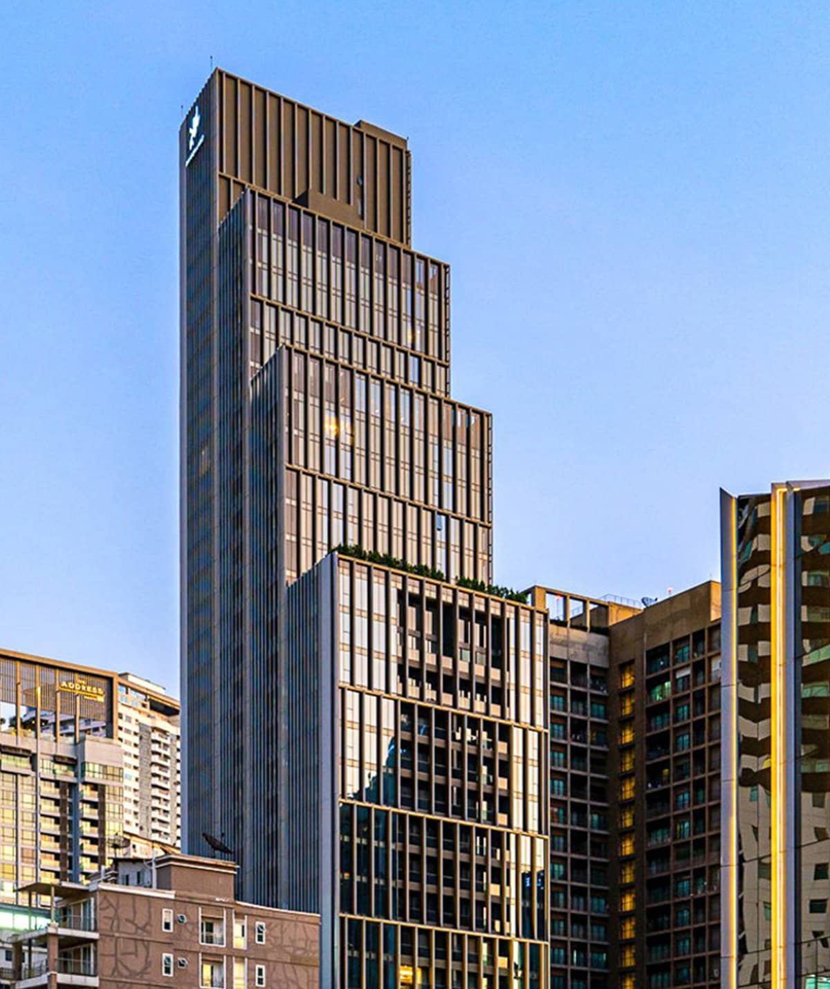 The Estelle tower facade