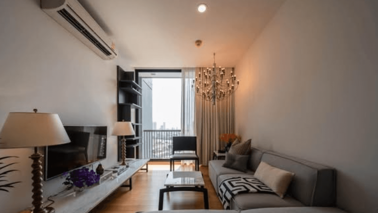 Noble Revo Silom, living room published on the PropertyScout card