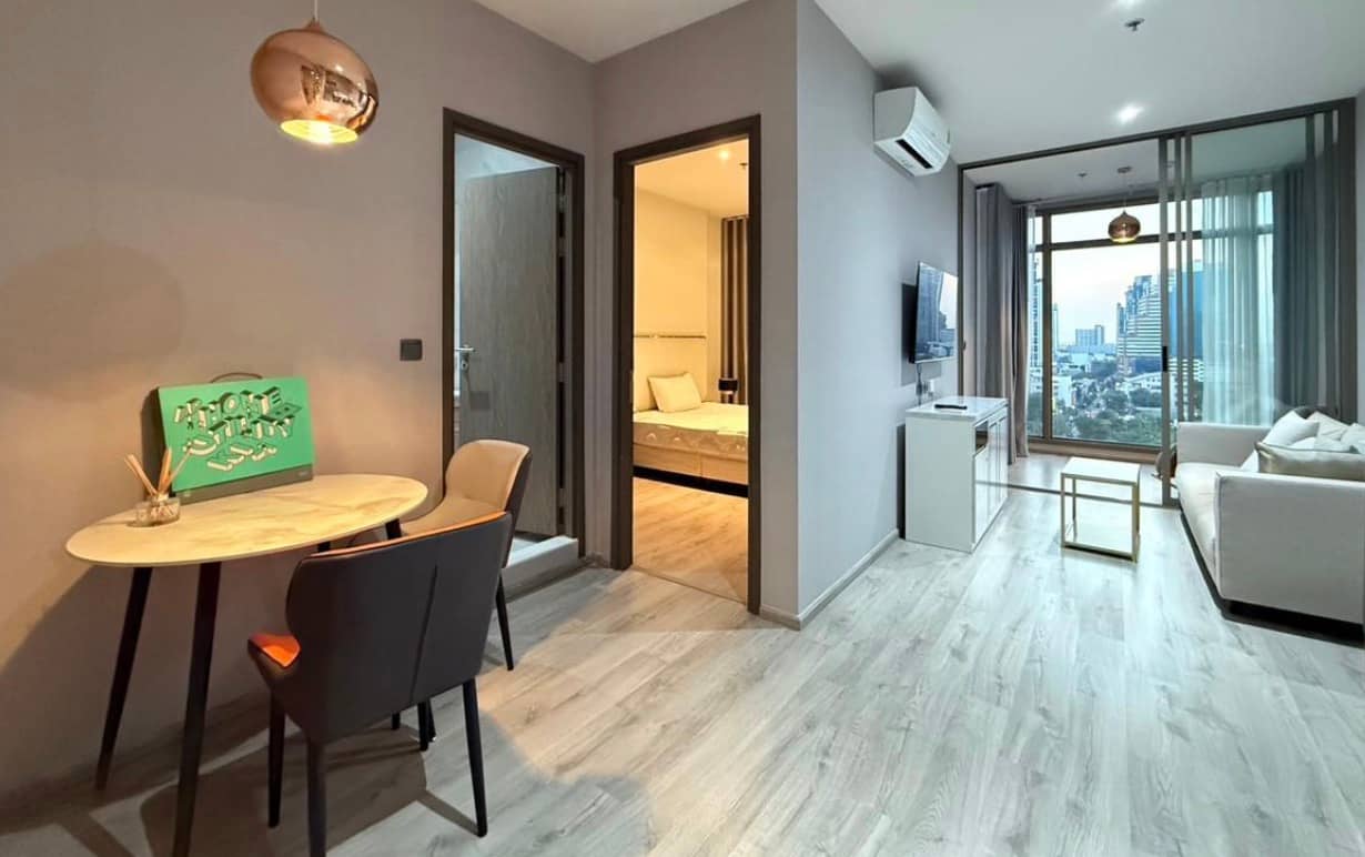 Rhythm Ekkamai Estate, living room published on the PropertyScout card