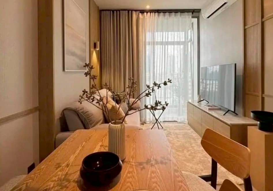 Rhythm Ekkamai Estate, living room published on the PropertyScout card