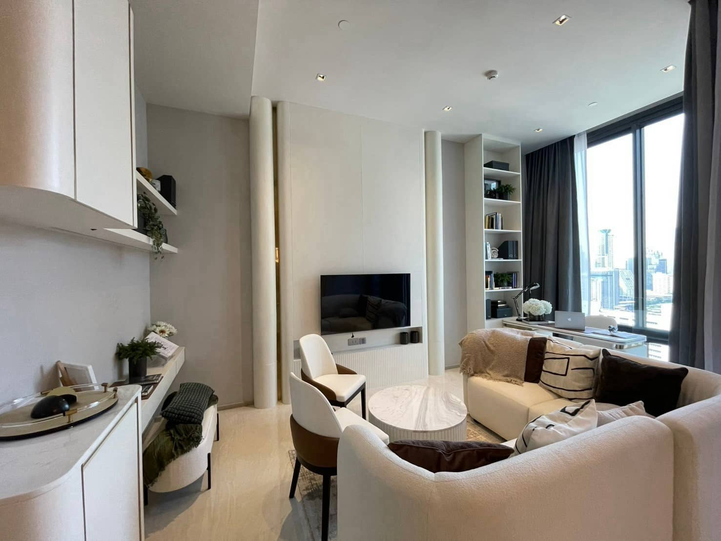 Ashton Silom, living room published with the listing