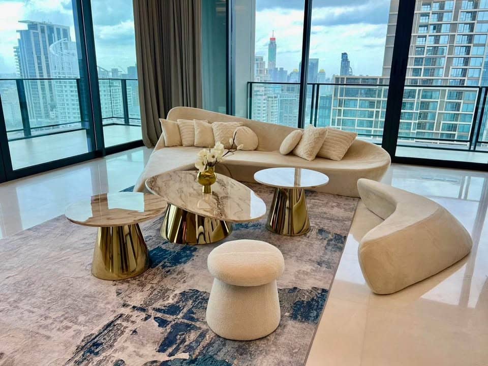 The Residences at Sindhorn Kempinski Hotel Bangkok: living room, view 5