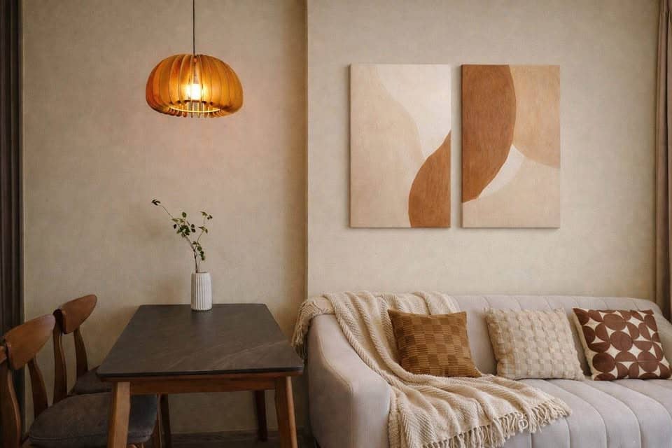Rhythm Ekkamai Estate, living room published on the PropertyScout card