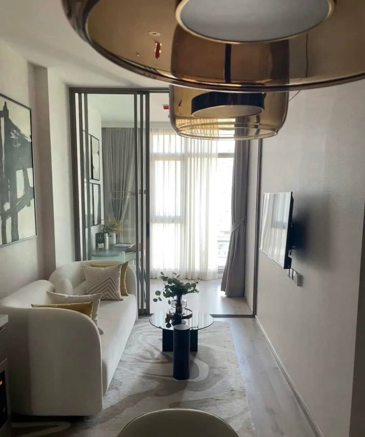Rhythm Ekkamai Estate, living room published on the PropertyScout card
