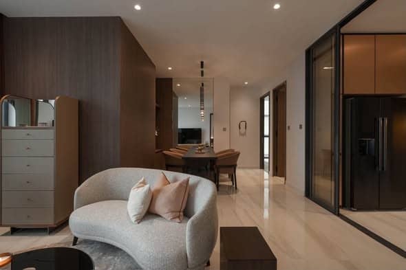 Supalai Icon Sathorn: living room