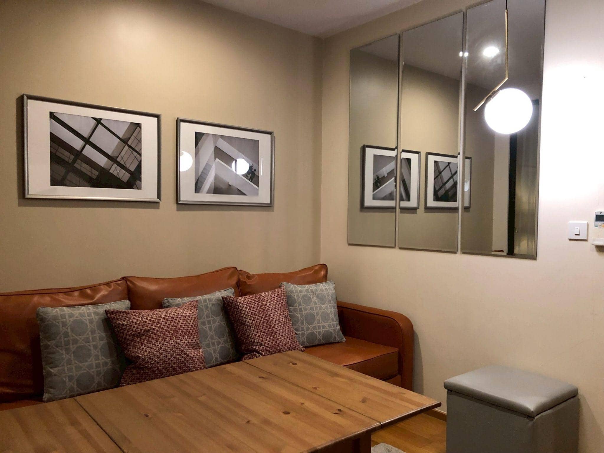 Noble Revo Silom, living room published on the PropertyScout card