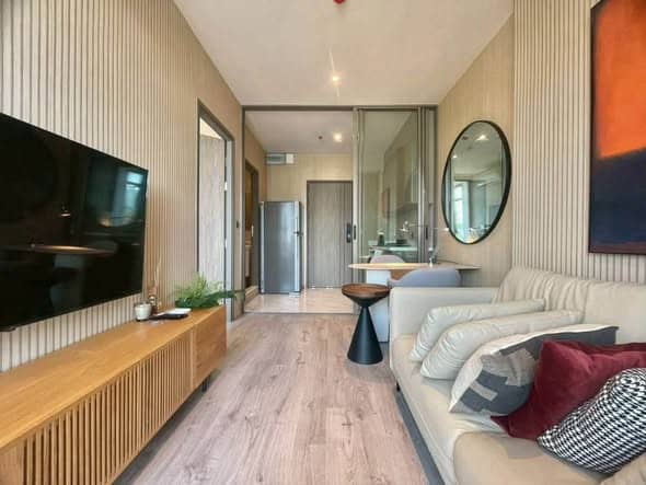 Rhythm Ekkamai Estate, living room published on the PropertyScout card