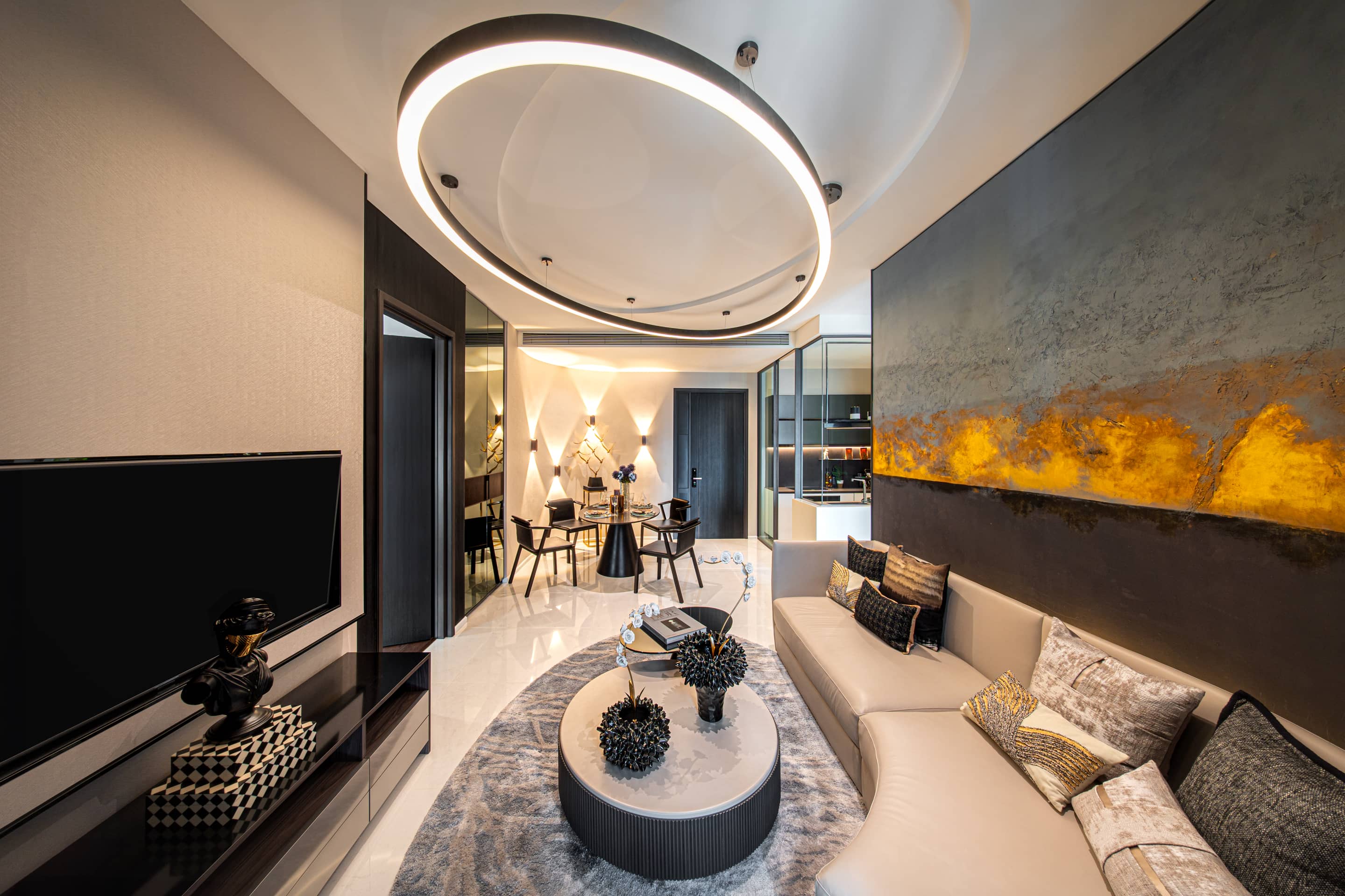 The Bangkok Thonglor: show residence living room