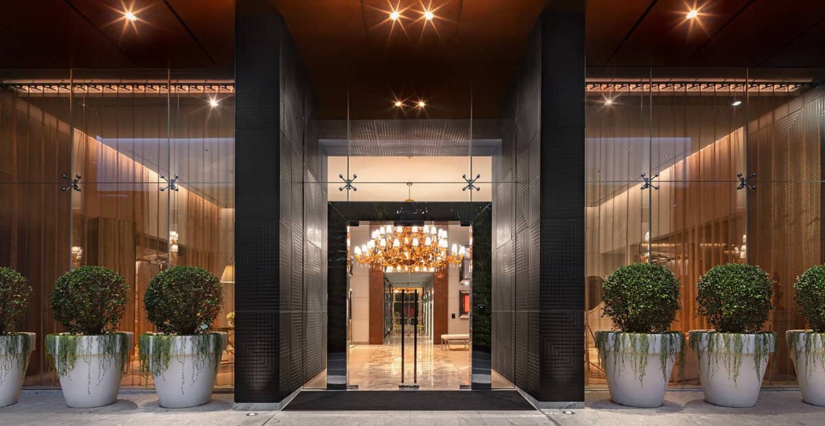 Building entrance of KHUN by YOO